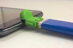 USB-Stick per Adapter direkt am Smartphone