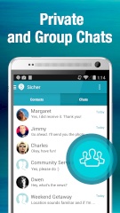 Der Kontakte-Screen auf Android