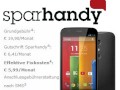 sparhandy.de bietet auf seiner Internetseite ein Bundle aus Motorola-Smartphone und D1-Tarif