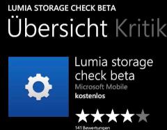 Lumia Storage Check verschiebt auch Navi-Karten