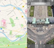 Apple Maps ist mittlerweile berarbeitet und auch das Brandenburger Tor steht nun in Berlin