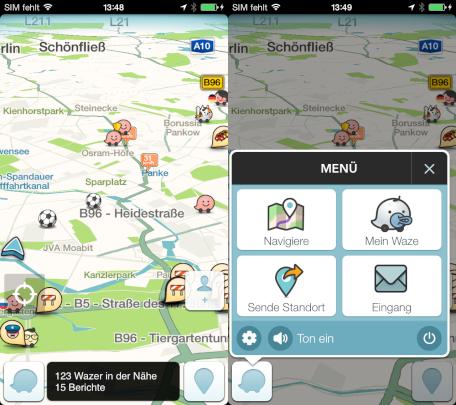 Soziale Navigation mit Waze