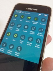 Schnellstartmen des Galaxy S5 mini
