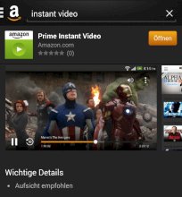 Amazon Instant Video ist in Deutschland auf Android-Gerten verfgbar.