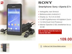 Kaufland-Angebot mit Sony Xperia E1 und Tarif im Check