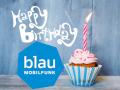Blau feiert Geburtstag: Gratis-Optionen, hheres Start­guthaben und mehr