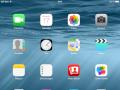 Homescreen des iPad Air unter iOS 8