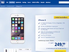 iPhone 6 und iPhone 6 Plus bei 1&1 mit Tarif vorbestellbar