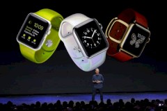 Tim Cook stellte die Apple Watch mit Saphir-Glas vor. Der Hersteller des Materials ist jetzt insolvent.