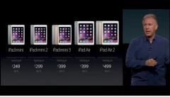 Phil Schiller stellt die neuen iPads vor.
