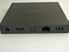 Anschlsse des Fire TV: Stromkabel, HDMI, optischer Ausgang, Netzwerk und USB
