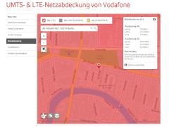 Netzabdeckung bei Vodafone