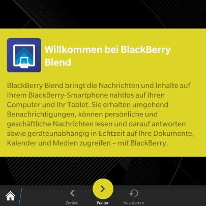 Blackberry Blend bringt Smartphone-Inhalte auf Tablet und PC