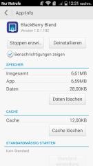 App-Info unter Android
