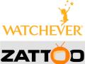 Logos von Watchever und Zattoo