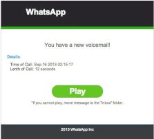 Nicht klicken: WhatsApp Call provoziert erste Spam-Mails