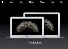 Das neu MacBook Air ist dnner und leichter als die bisherigen Modelle.