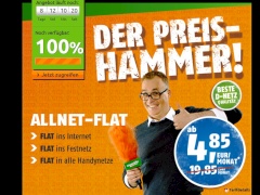 Klarmobil Telekom-All-Net-Flat im ersten Jahr fr 4,85 Euro monatlich