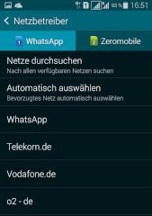 Die WhatsApp SIM funkt im Mobilfunknetz von E-Plus
