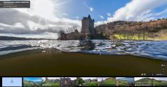 Google Maps lsst Nutzer Loch Ness erkunden.