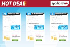 Hot Deal: Sparhandy hat kurzzeitig eine Allnet-Flat im Telekom-Netz fr monatliche 6,90 Euro im Angebot.