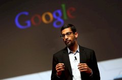 Sundar Pichai hlt die Keynote zur Google I/O 2015.
