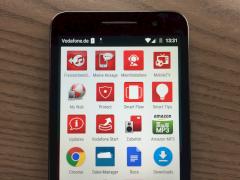 Zahlreiche Vodafone-Apps vorinstalliert