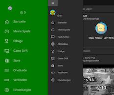 Xbox: Windows 10 Mobile (links) und Windows 10 (rechts) 