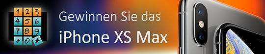 Banner: Gewinnspiel: iPhone XS Max
