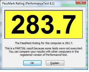 PassMark Peformance-Test