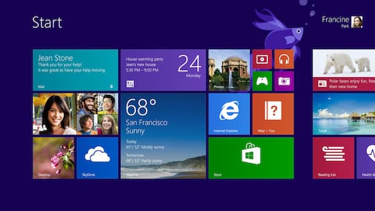 Zurck mit Startknopf: Windows 8.1