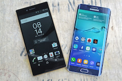 Sony Xperia Z5 Premium und Samsung Galaxy S6 Edge+ im Display-Vergleich