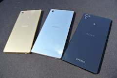 Die drei Farbvarianten des Sony Xperia Z5 Premium