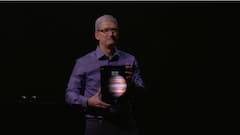 Tim Cook prsentiert das iPad Pro