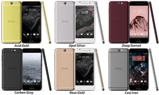 HTC One A9 alias Hima Aero kommt in verschiedenen Farben
