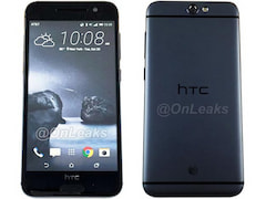 Die Rck- und Vorderseite des HTC One A9