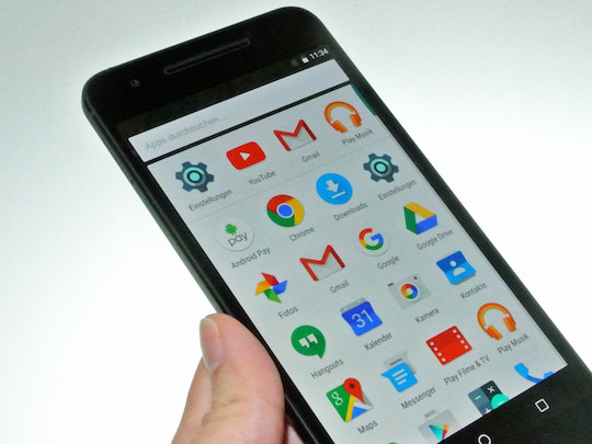 Apps auf dem Google Nexus 6P