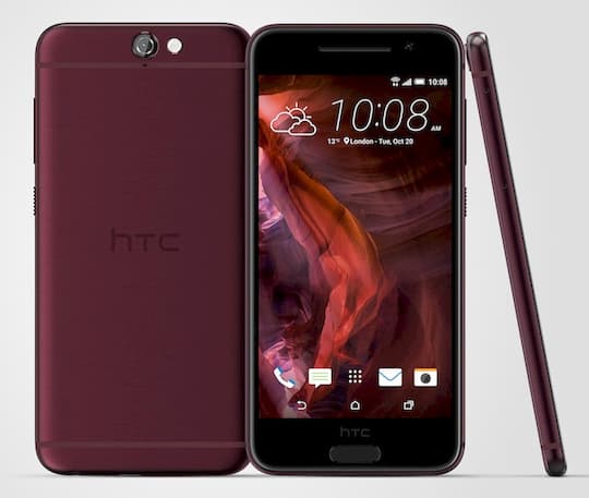 Das HTC One A9 in der Farbe Deep Garnet