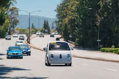 Ein Roboter-Auto von Google