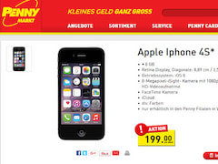 Das Apple iPhone 4S gibt es bei Penny fr 199 Euro