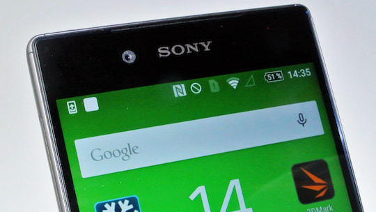 Das Display des Sony Xperia Z5 im Test