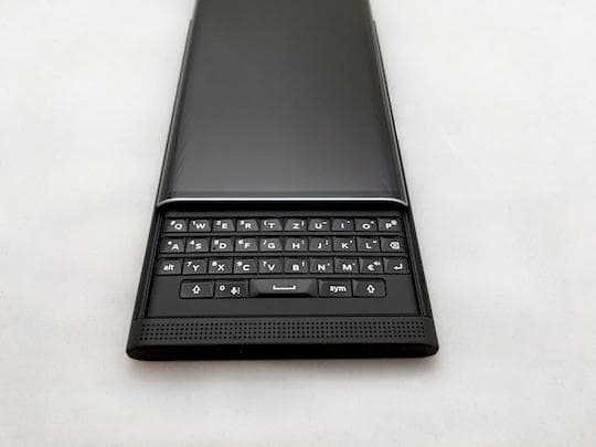 Die Hardware-Tastatur des Blackberry Priv