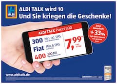 Aldi Talk verbessert Smartphone-Tarife