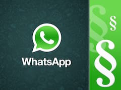 WhatsApp hat rger mit der Justiz