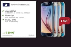 Sparhandy offeriert Samsung Galaxy S6 mit Einsteigertarif