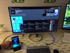 Mit Continuum-Dock wird das Smartphone zum PC