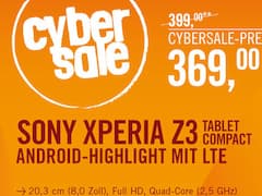 Sony Xperia Z3 Tablet Compact bei Cyberport im Angebot