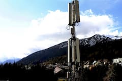 Ein LTE-Mast der Swisscom bei Davos