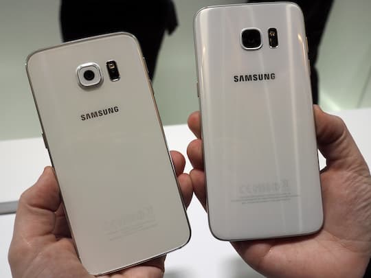 Galaxy S7 Edge (rechts) und Galaxy S6 Edge im Vergleich