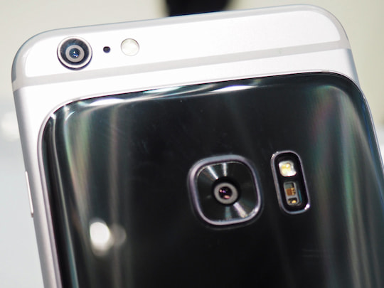 Handy-Kamera des Samsung Galaxy S7 Edge und Apple iPhone 6S Plus im Vergleich